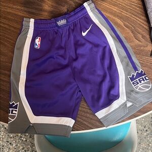 Nike Sacramento Kings basketball shorts (Size Small)